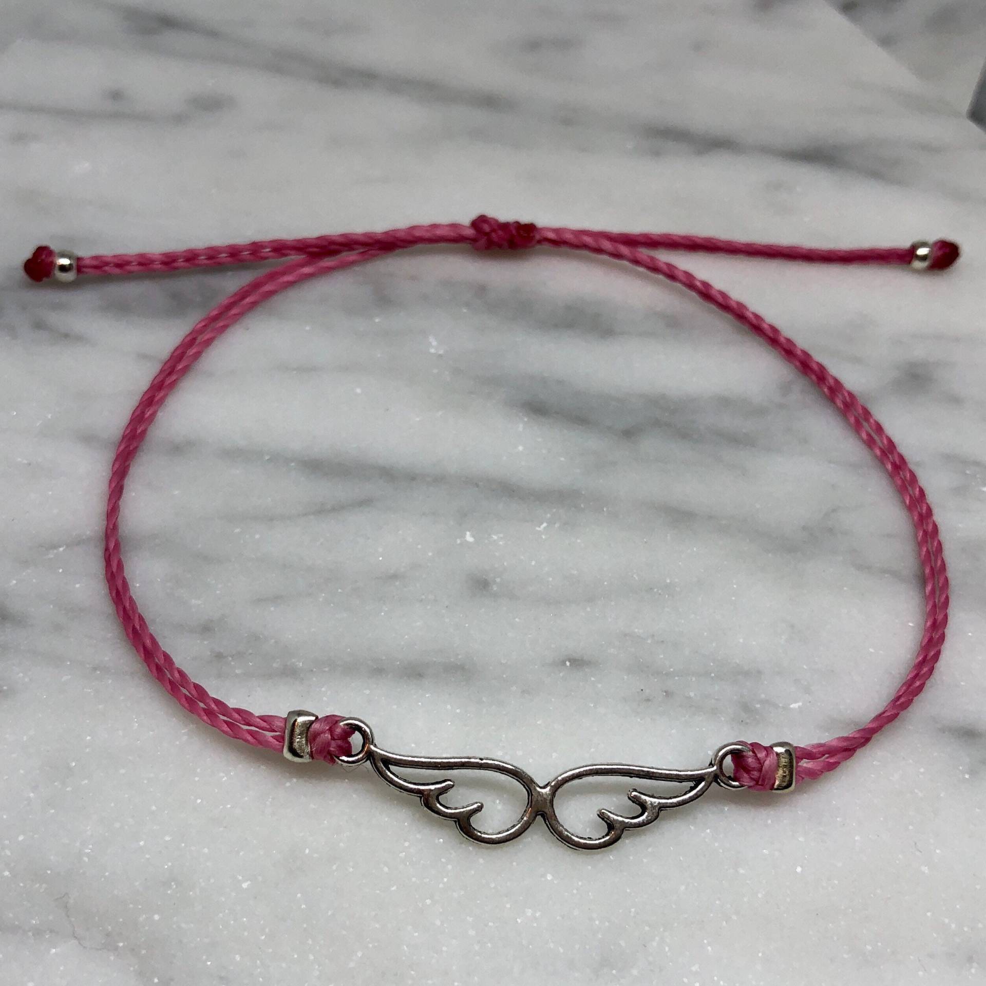 Flügel Armband, String Verstellbares Bettelarmband, Einfaches Individuelles Geschenke Für Sie, Brautjungfer Flügel Armband, String Verstellbares Bettelarmband, Einfaches Individuelles Geschenke Für Sie, Brautjungfer von CreativeDreamerShop