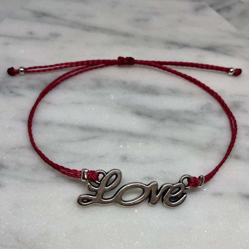 Liebesarmband, String Armband, Verstellbares Bettelarmband, Einfaches Geschenk Für Sie, Brautjungfer Geschenke von CreativeDreamerShop