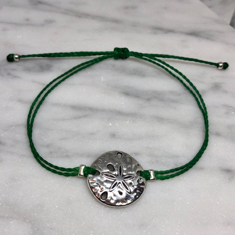 Sanddollararmband, Strandarmband, Schnurarmband, Verstellbares Armband, Bettelarmband, Einfaches Armband Individuell, Geschenke Für Sie von CreativeDreamerShop