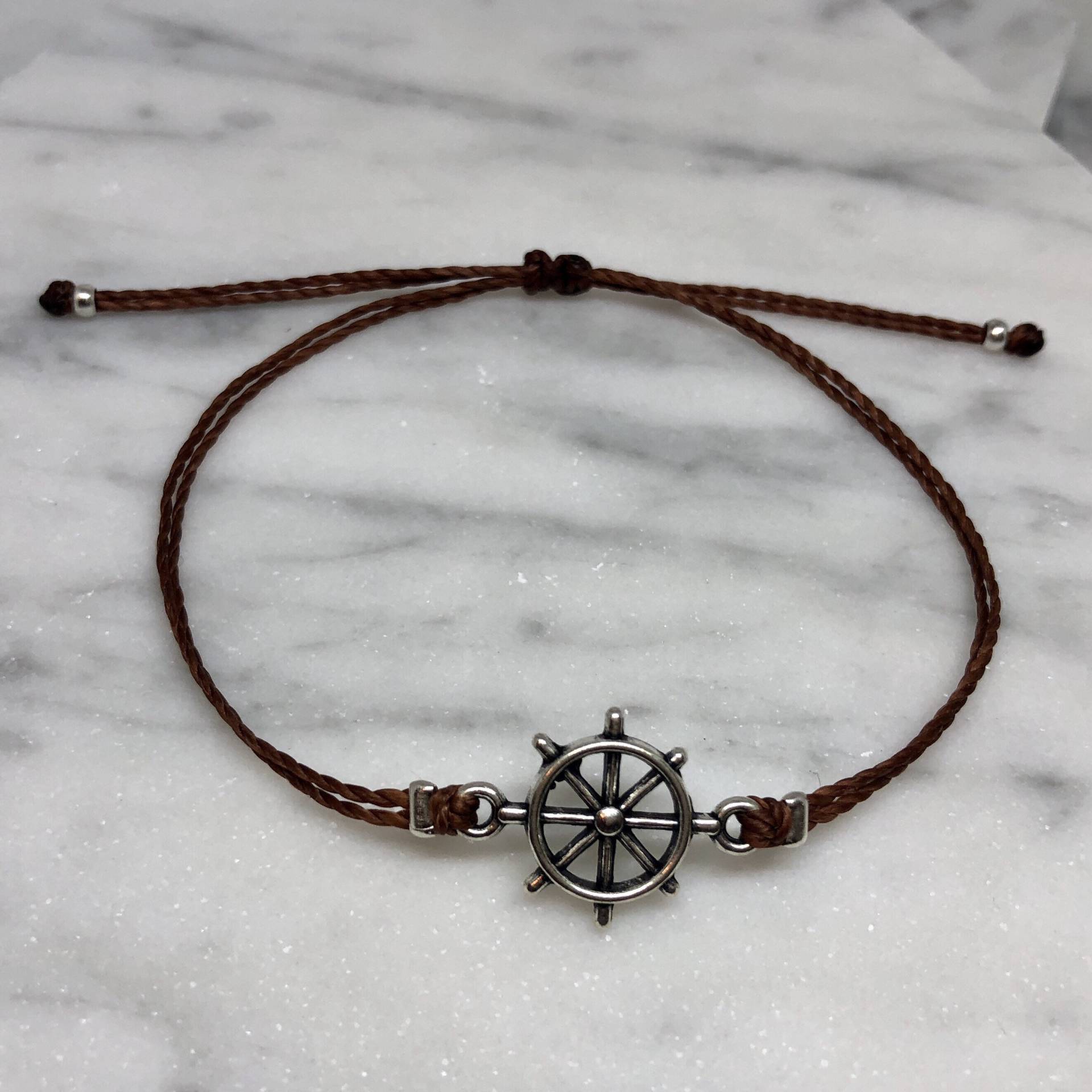 Schiffsrad Armband, String Verstellbares Bettelarmband, Einfaches Benutzerdefinierte Geschenke Für Sie, Brautjungfer Schiffsrad Armband, String Verstellbares Bettelarmband, Einfaches Benutzerdefinierte Geschenke Für Sie, Brautjungfer von CreativeDreamerShop