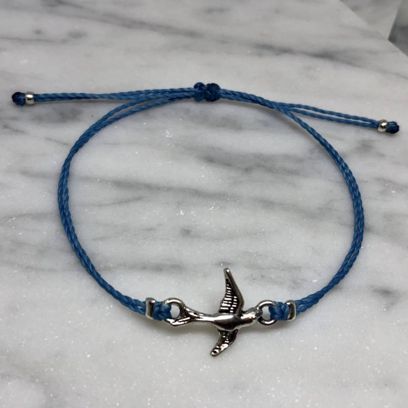 Vogel Armband, String Einstellbares Bettelarmband, Einfaches Individuelles Geschenke Für Sie, Brautjungfer von CreativeDreamerShop