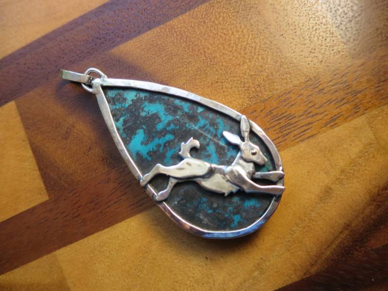 Handgefertigter Sterling Silber Kaninchen Shattuckit Anhänger Handgemachter Edelstein Schmuck Handgefertigter Sterling Silber Kaninchen Shattuckit Anhänger Handgemachter Edelstein Schmuck von CreativeEddy