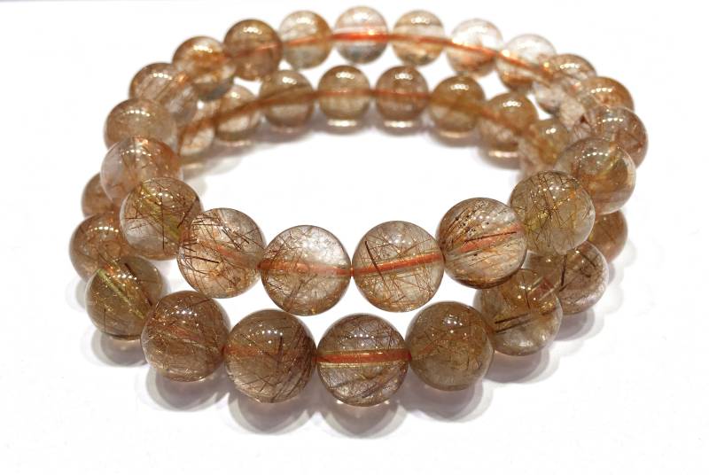 Natur Braun Rutilquarz Armband Runde Perlen Energie Edelstein Lose Für Schmuckherstellung Mode Design Aaa Qualität 7.5Inch Natur Braun Rutilquarz Armband Runde Perlen Energie Edelstein Lose Für Schmuckherstellung Mode Design Aaa Qualität 7.5Inch von CreativeGemStudio
