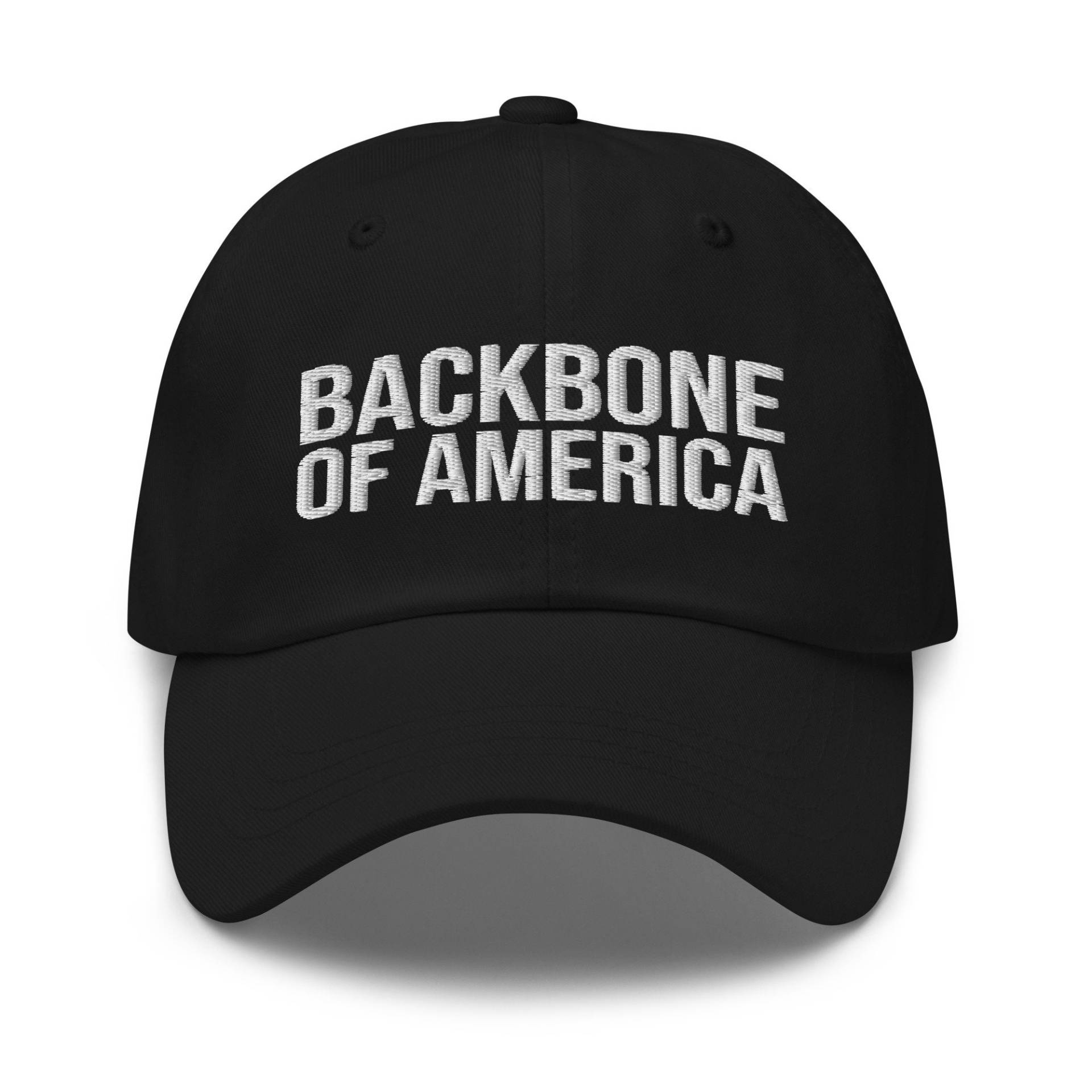 Backbone Of America Hut, Trucker Geschenk, Lkw-Fahrer, Elektriker Mechaniker Coal Miner, Bestickte Mütze, Baseballmütze von CreativeHats4You