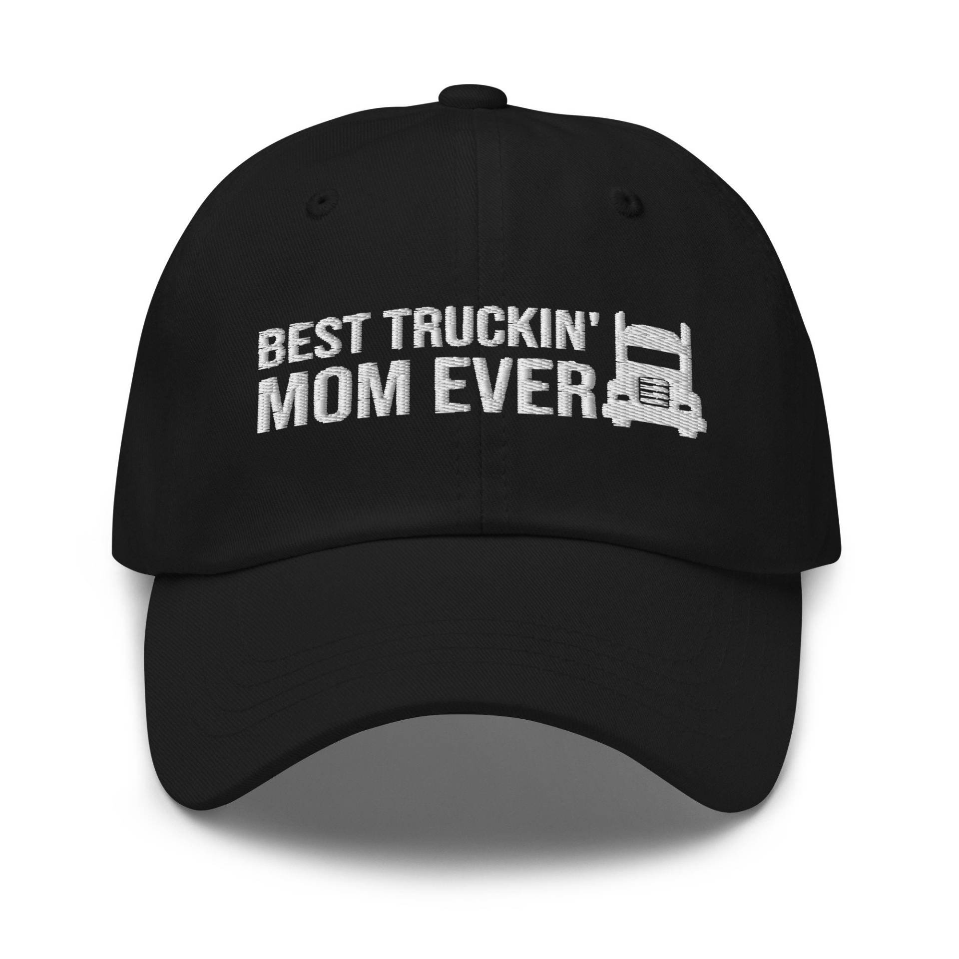 Beste Truckin "Mama Aller Zeiten, Trucker-Geschenk, Geschenk Für Trucker, Lkw-Fahrer-Geschenke, Trucking, Bestickte Mütze, Baseballmütze, Mama von CreativeHats4You