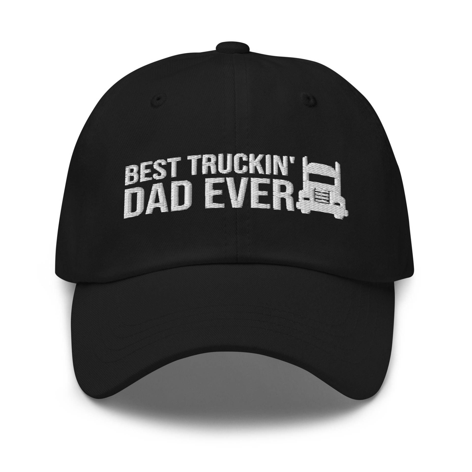 Bester Truckin "Dad Ever Hut, Trucker Geschenk, Geschenk Für Trucker, Lkw-Fahrer Geschenke, Trucking, Bestickte Mütze, Baseballmütze, Hut von CreativeHats4You