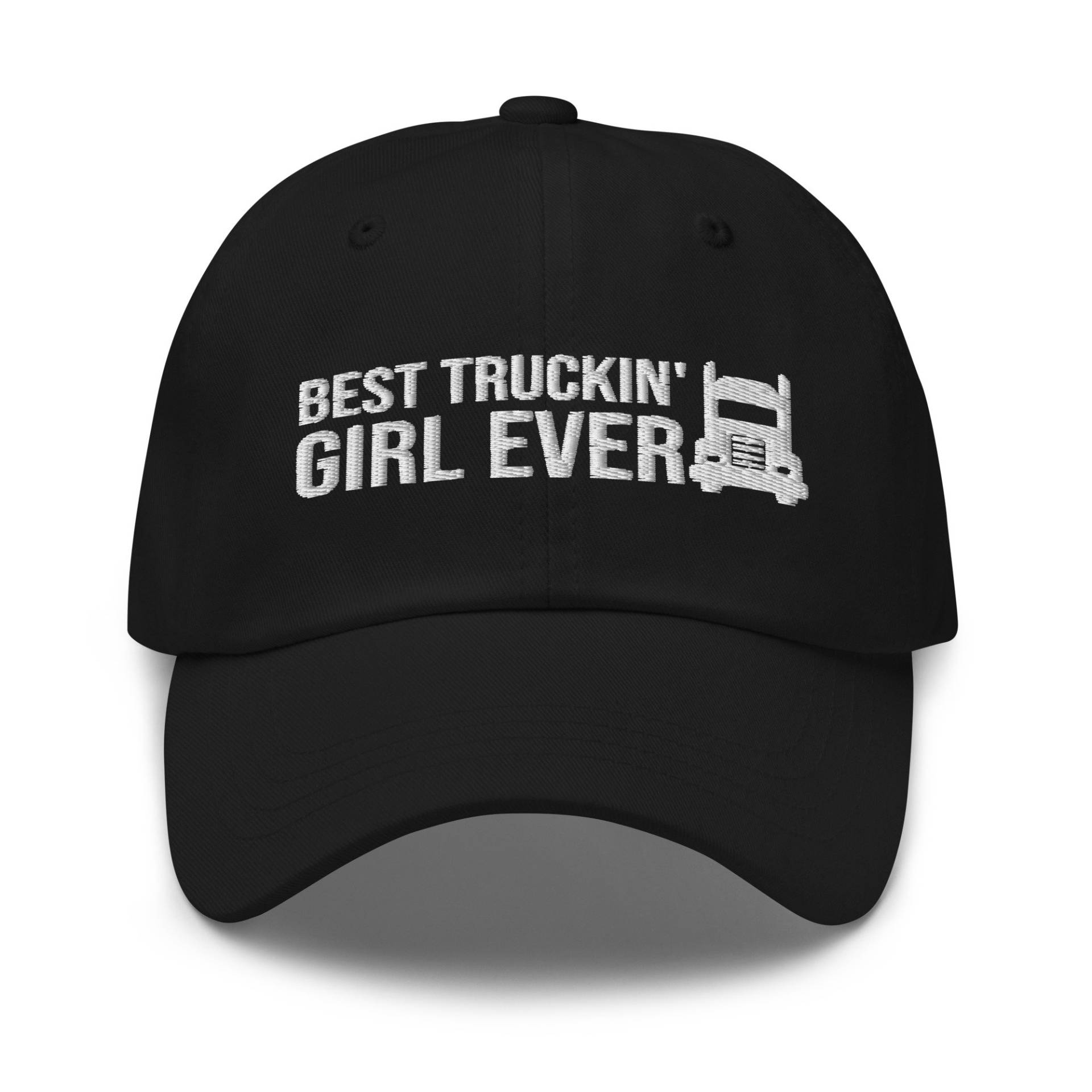 Bester Truckin "Girl Ever Hut, Trucker Geschenk, Geschenk Für Trucker, Lkw-Fahrer Geschenke, Trucking, Bestickter Baseballmütze, Papa von CreativeHats4You