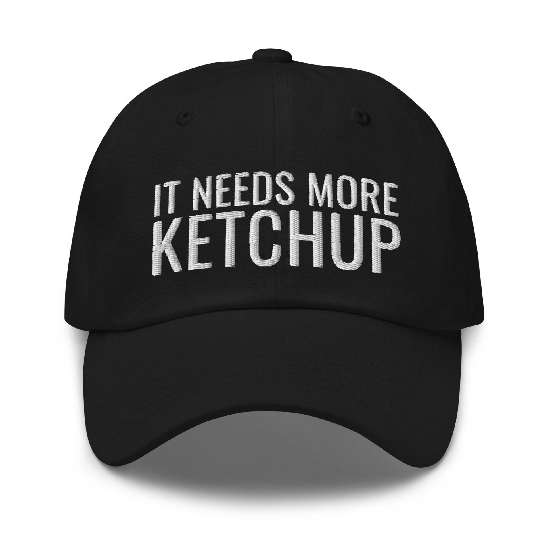 Es Braucht Mehr Ketchup-Hut, Ketchup-Liebhaber-Geschenk, Auf Tomatenbasis, Bestickter Hut, Baseballmütze, Bestickte Mütze, Papa-Hut, Papa-Mütze von CreativeHats4You