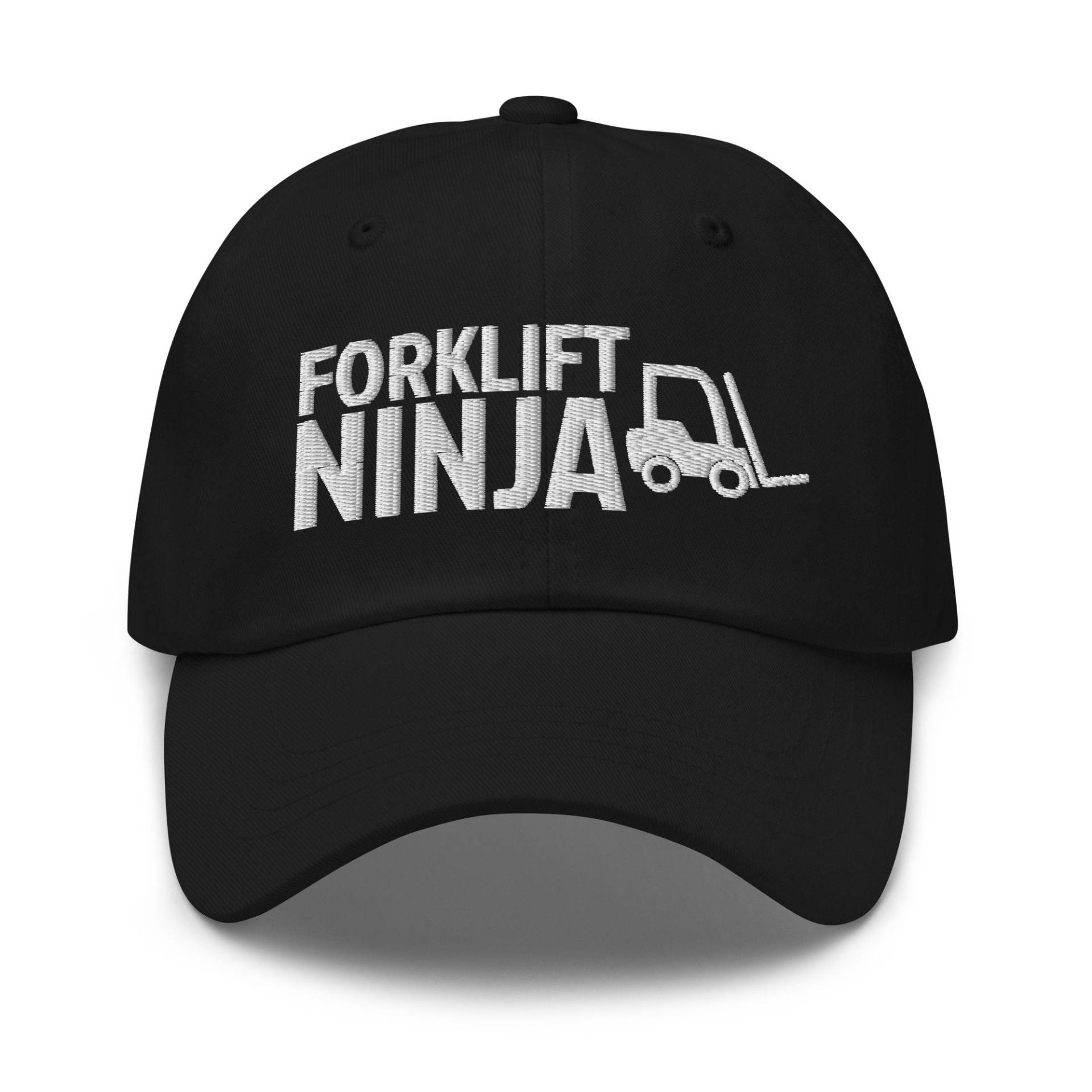 Gabelstabler Ninja Hut, Gestickter Baseballmütze, Gestickte Mütze, Dad-Hut, Dad-Cap, Gabelheben, Gabelstabler-Fahrer, Gorra von CreativeHats4You