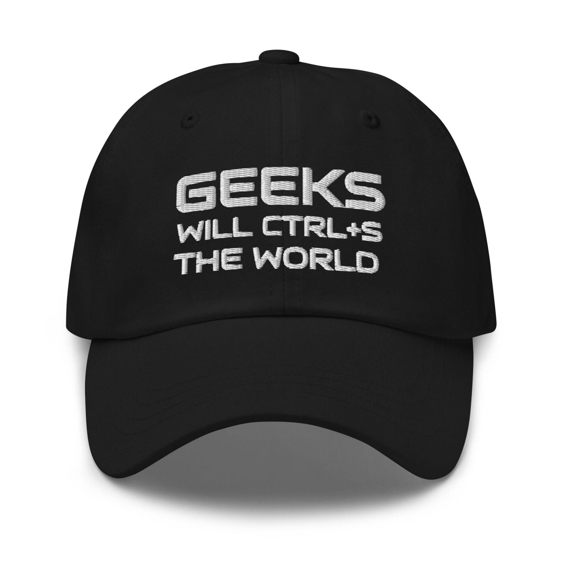 Geeks Will Strg S The World Hut, Programmierer Geschenk, Html, Javascript, Computer Geek, Bestickte Mütze, Baseballmütze, Baseballmütze, Bestickt von CreativeHats4You