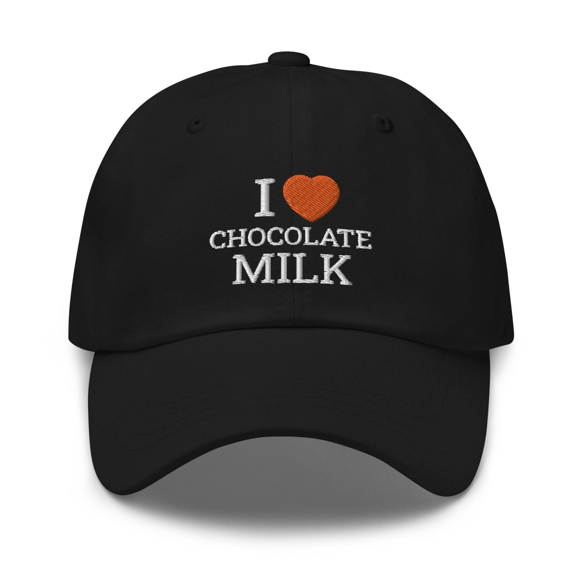 I Love Chocolate Milk Hat, Bestickte Mütze, Baseballmütze, Papa Hut, Trucker Choccy Milk, Meme von CreativeHats4You