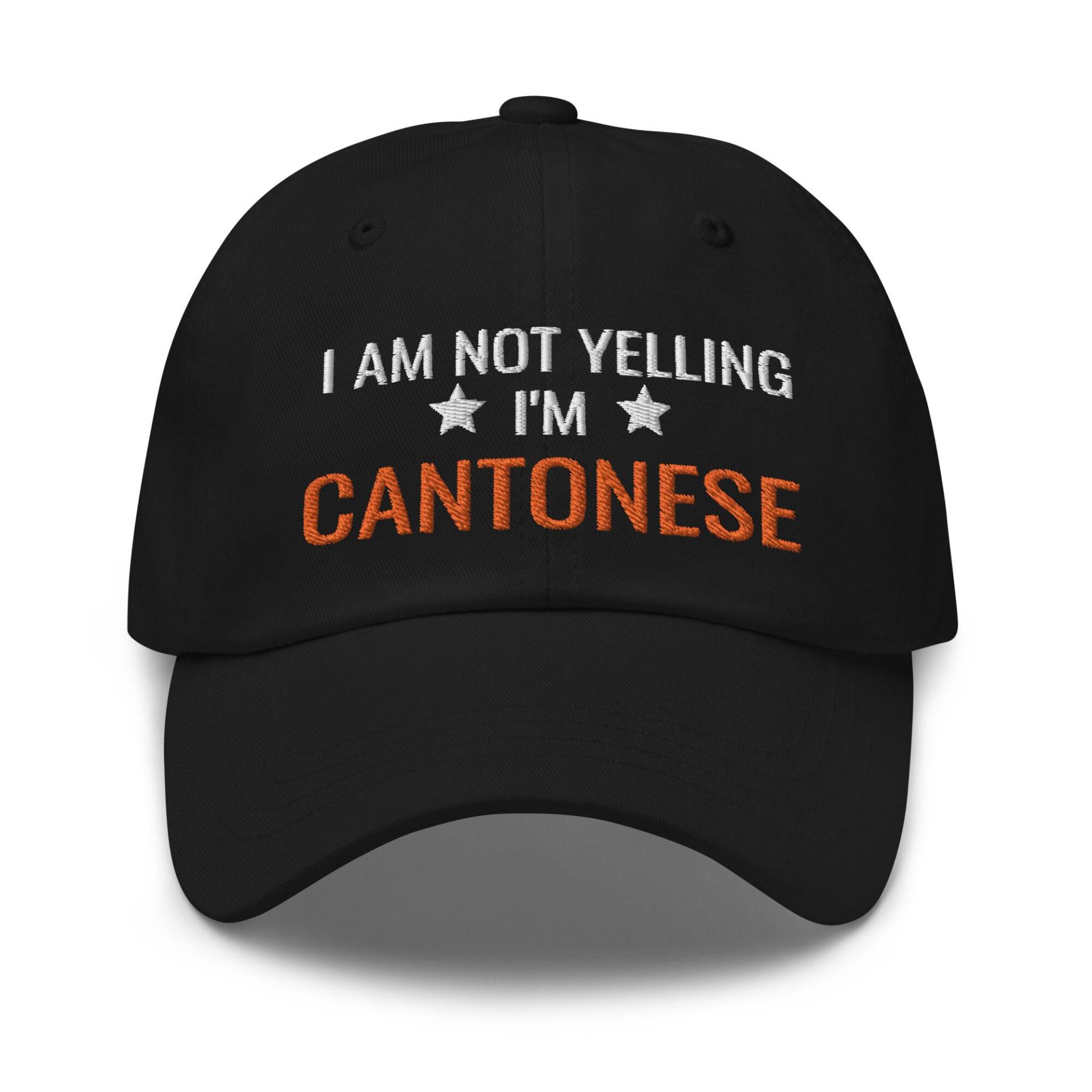 I'm Not Yelling Cantonese Hat, Gift, China Chinese Bestickte Mütze, Baseballmütze von CreativeHats4You