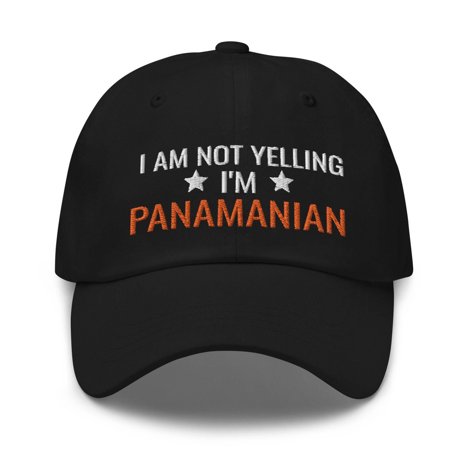 Ich Schreie Nicht, Ich Bin Panamahut, Panama Geschenk, Gestickter Hut, Baseballkappe, Baseballhut, Gestickt von CreativeHats4You