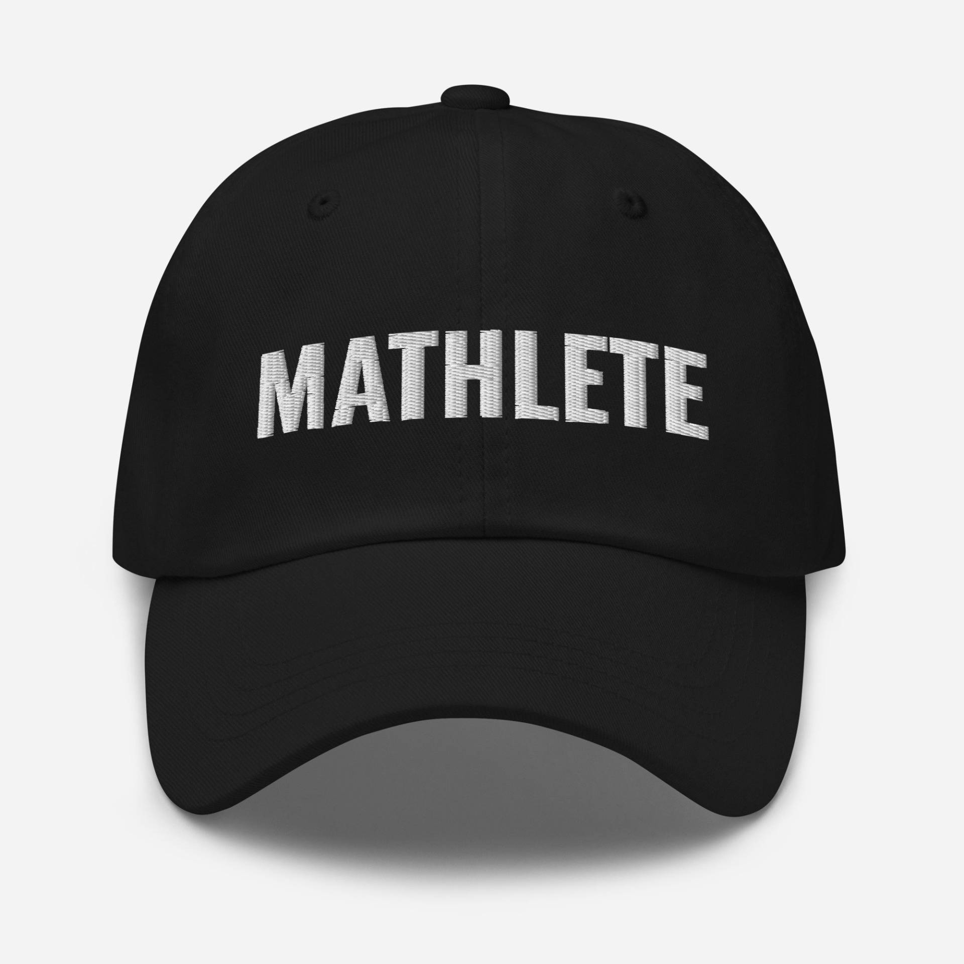 Mathlete Hat, Mathe-Lehrer-Geschenk, Mathematiker, Bestickter Hut, Baseballmütze, Bestickte Mütze, Dad-Hut, Papa-Cap, Trucker-Cap von CreativeHats4You