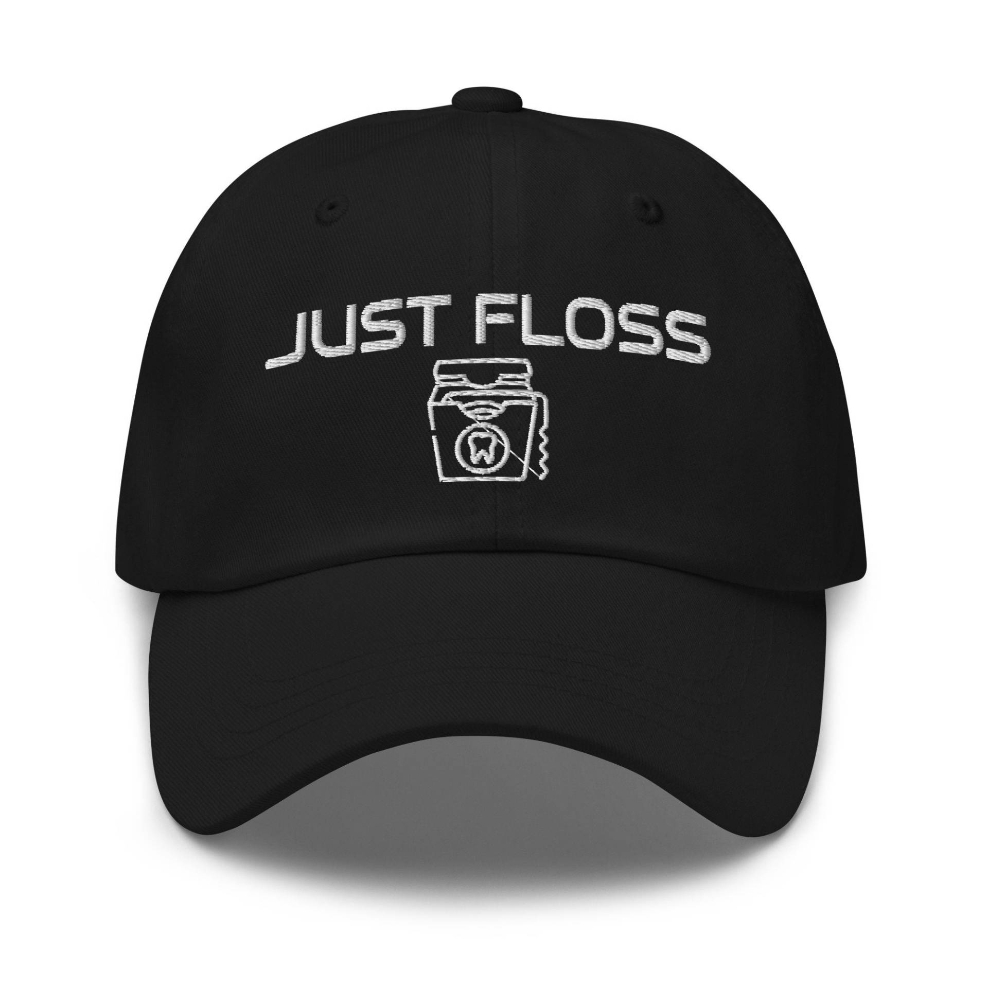 Nur Zahnseide Hut, Zahnarzt Geschenk, Geschenk Für Zahnarzt, Dentalhygienikerin, Zahnarzthelferin, Bestickte Mütze, Baseballmütze von CreativeHats4You