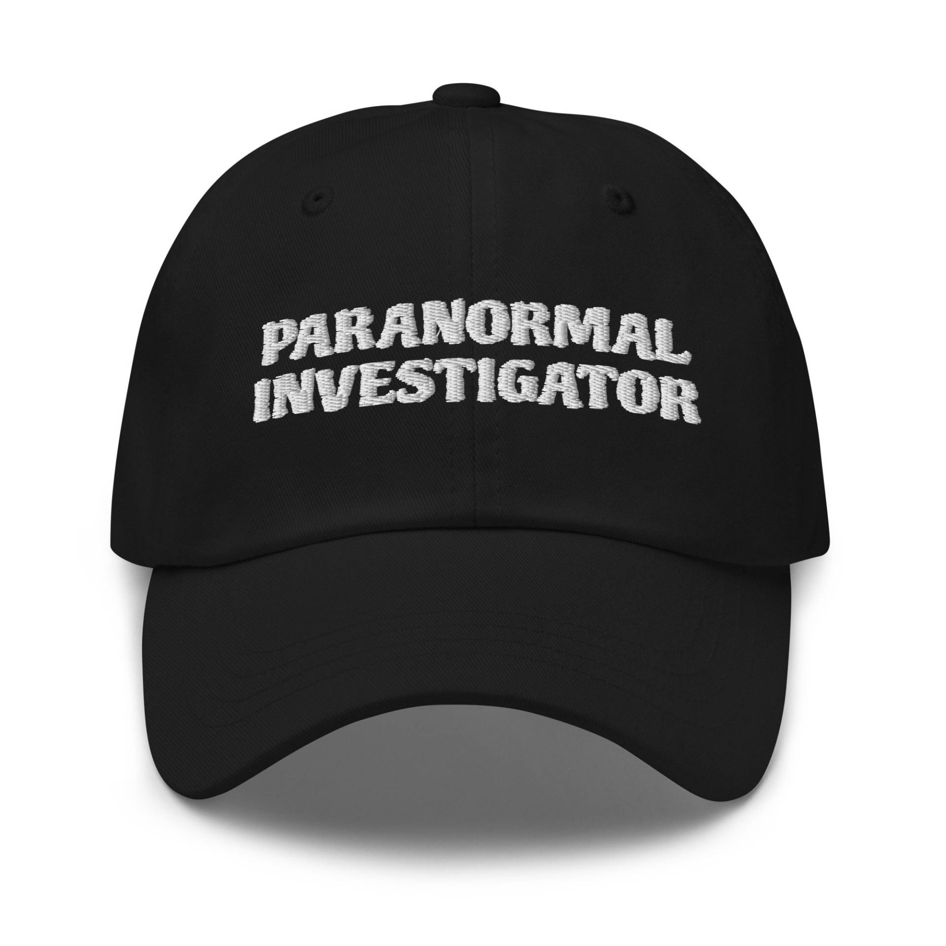 Paranormal Ermittler Hut, Geisterjäger, Geisterjagd, Bestickte Mütze, Baseballmütze, Papa Mütze von CreativeHats4You