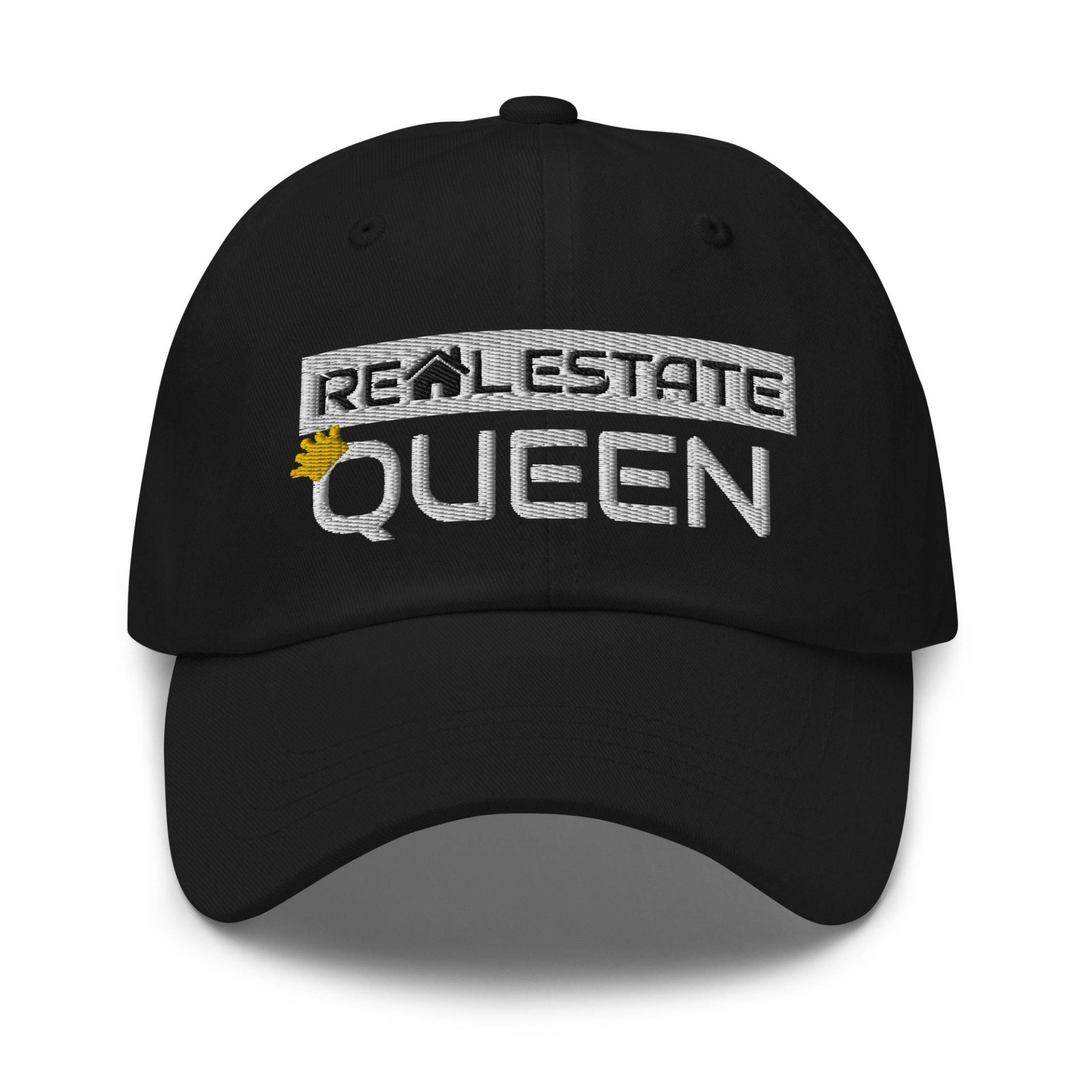 Real Realty Queen Hut, Realtor Geschenk, Geschenk Für Makler, Gestickter Baseballkappe, Baseballhut von CreativeHats4You