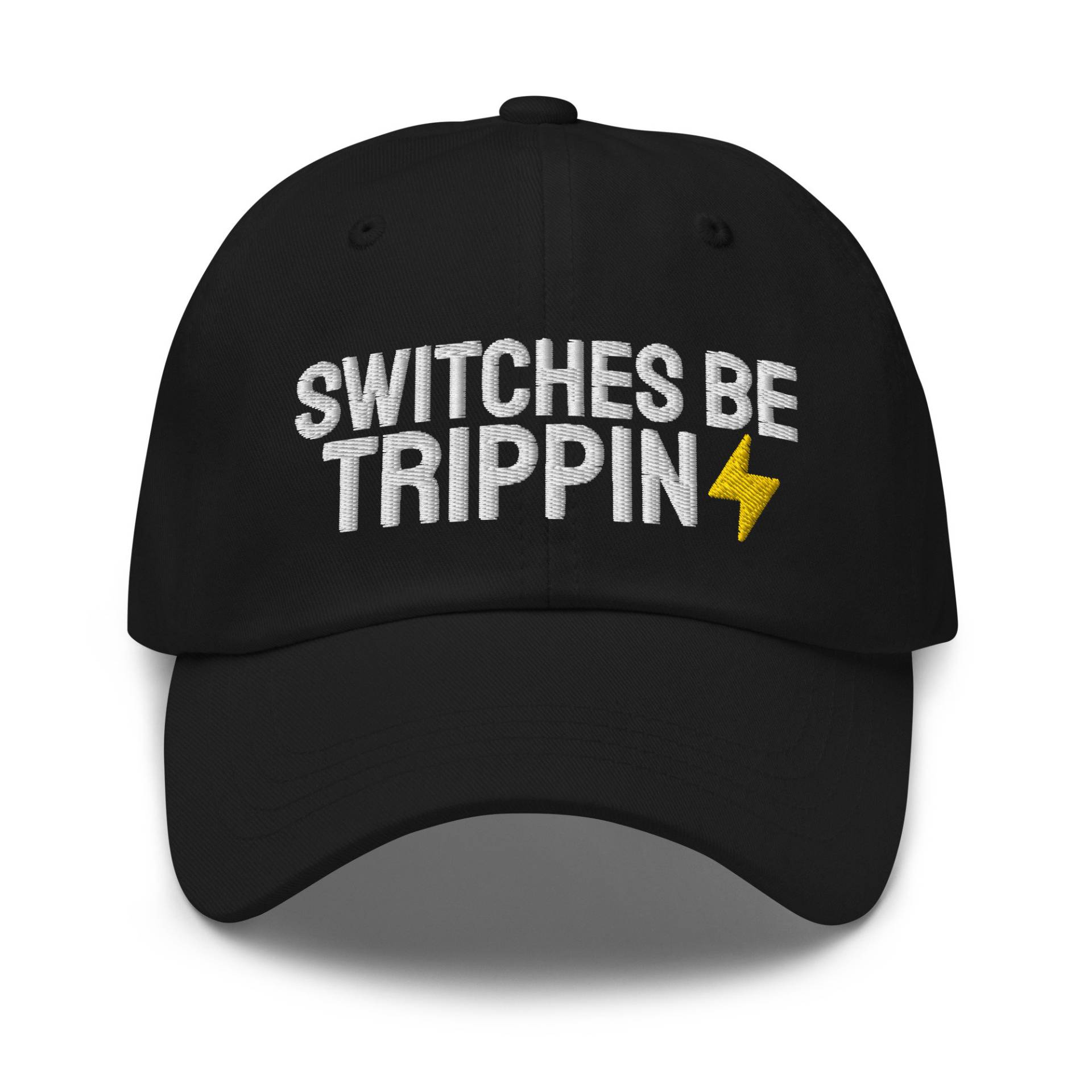 Schalter Sind Trippin Hut, Elektriker Geschenk, Bestickter Baseballmütze, Bestickte Mütze, Papa von CreativeHats4You