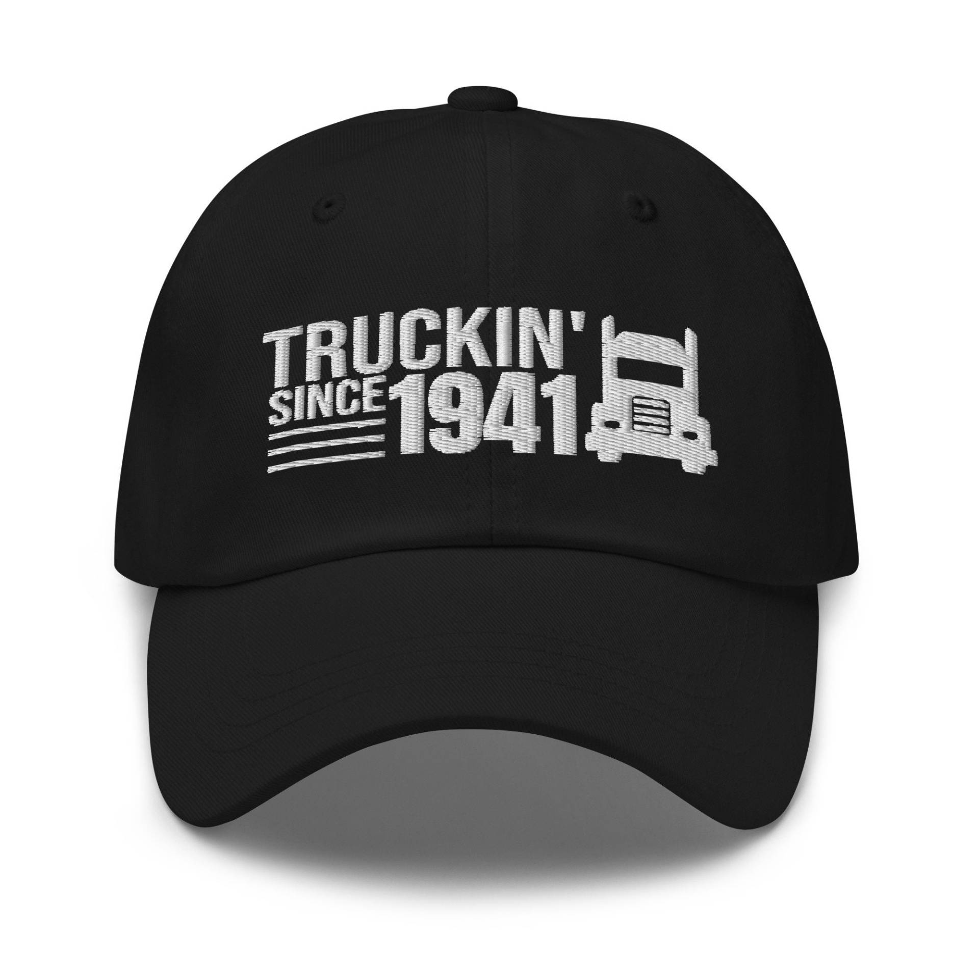 Truckin "Seit 1941 Hut, Trucker Geschenk, Geschenk Für Trucker, Lkw-Fahrer Geschenke, Trucking, Gestickter Baseballmütze, Papa Hut von CreativeHats4You