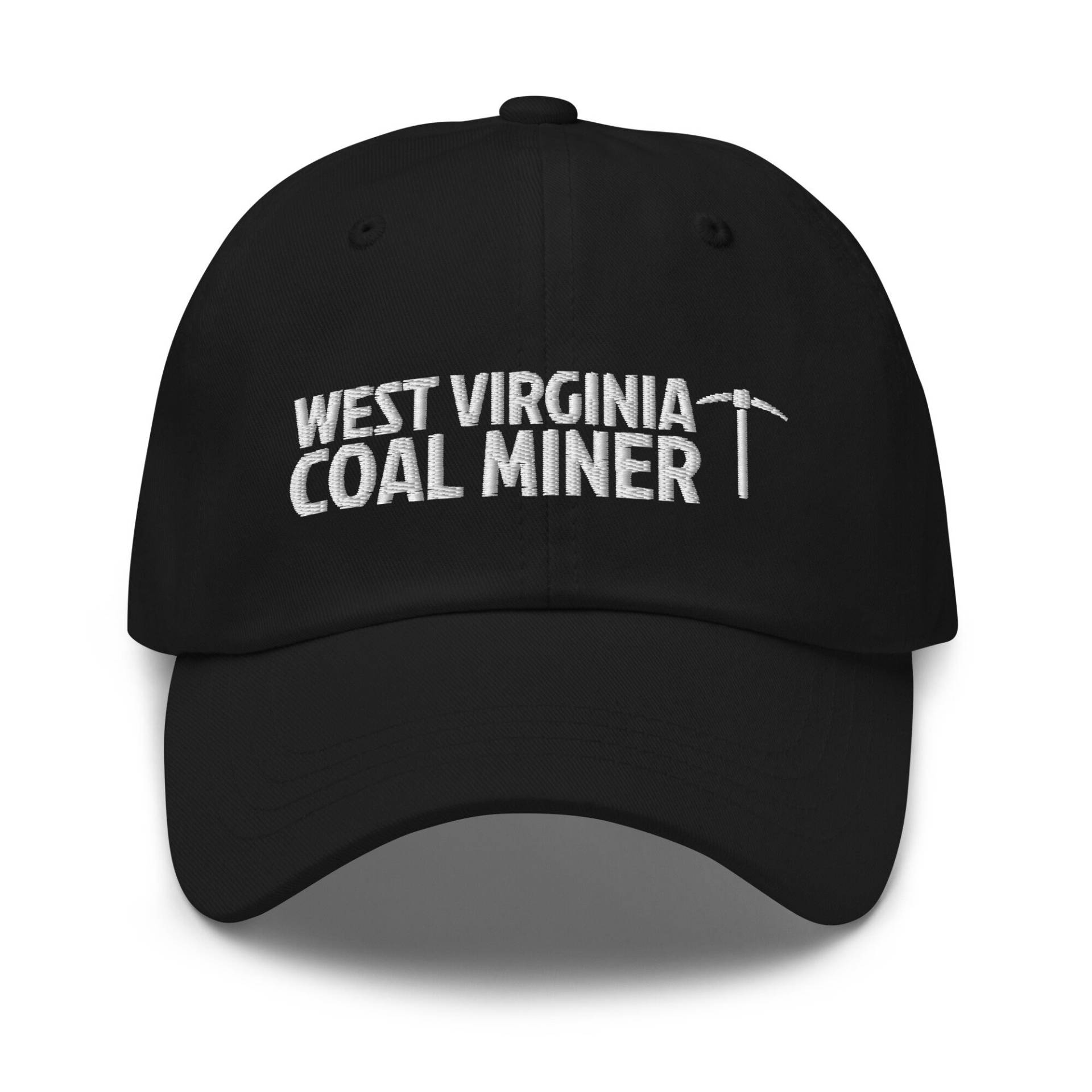 West Virginia Coal Miner, Kohle Bergmann Geschenk, Minen Mineralgewinnung, Untertagebau, Bestickter Hut, Baseballmütze, Baseballmütze von CreativeHats4You