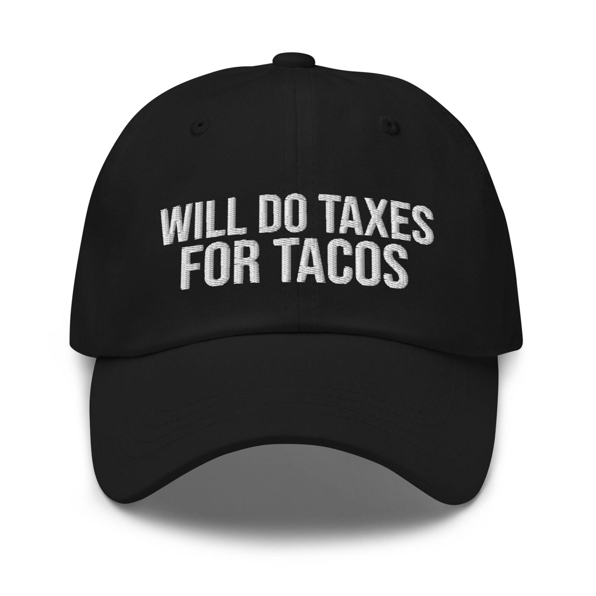 Will Do Steuern Für Tacos Hut, Cpa Geschenk, Geschenk Cpa, Buchhalter Buchhaltungsgeschenk, Steuersaison, Gestickter Gestickte Mütze, Papa Hut von CreativeHats4You