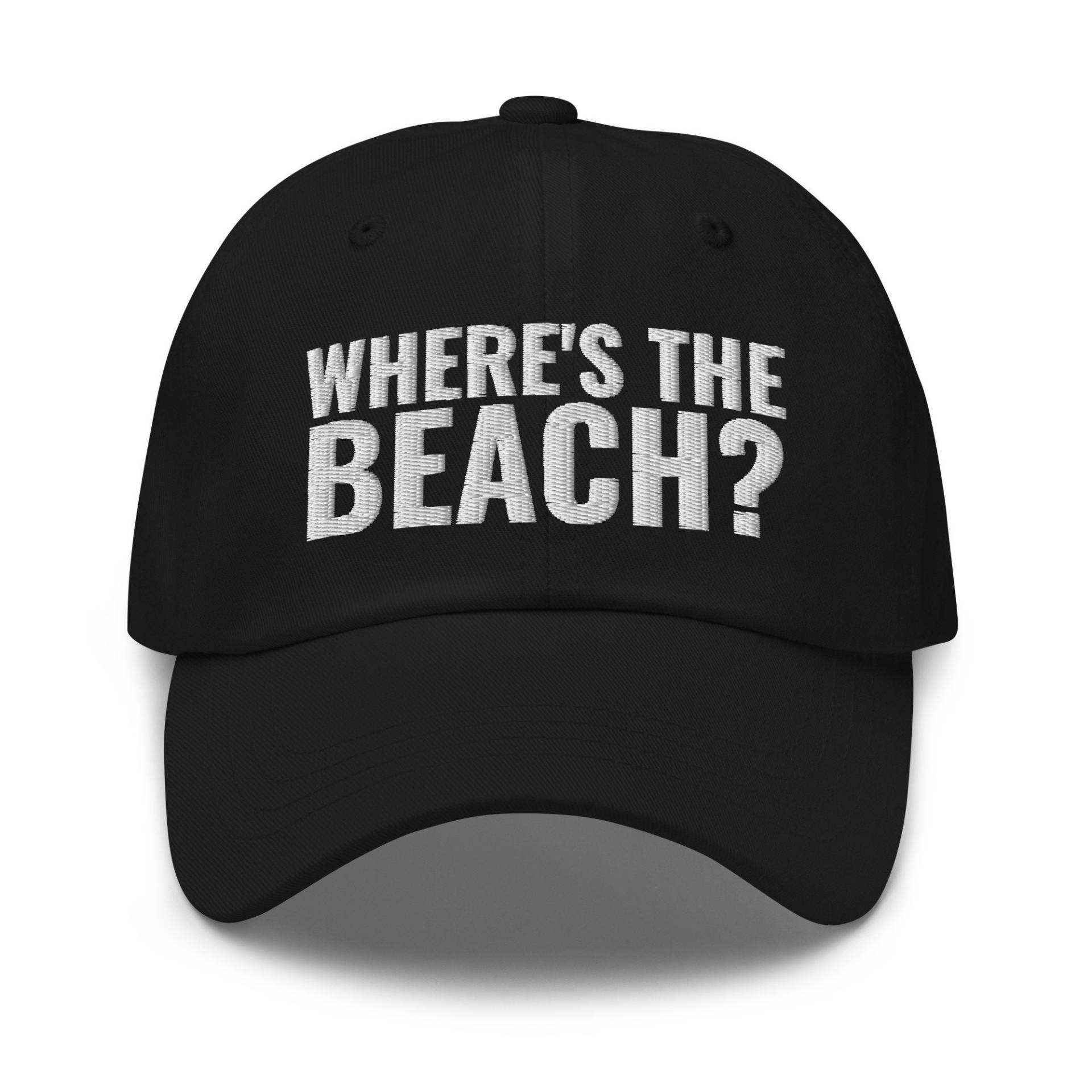 Wo Ist Der Strand Hut, Sommer Geschenk, Surfen Surfer Geschenk Für Surfer, Bestickte Mütze, Baseballmütze, Mütze von CreativeHats4You