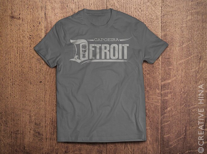 Capoeira Detroit T-Shirt in Gemacht Capoeira Detroit T-Shirt in Gemacht von CreativeHina