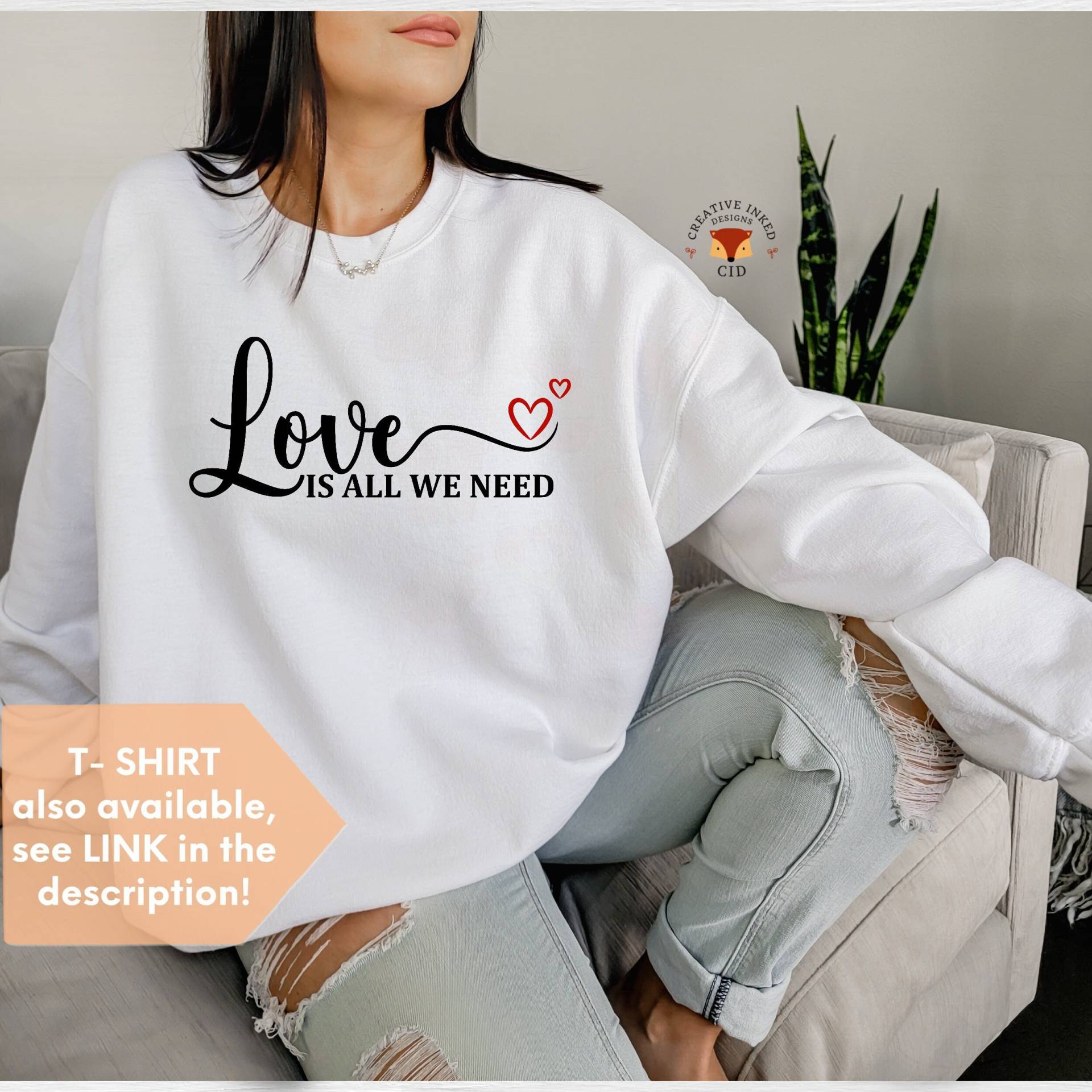 Valentinstag Shirt, Pullover, Sweatshirt, Geschenk Für Freundin, Shirts Frauen, Liebestag, Liebhaber von CreativeInkedDesigns