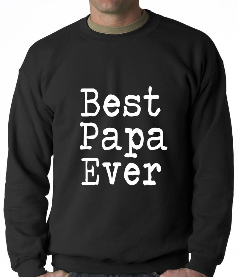 Beste Papa Je Erwachsener Mens Crewneck Sweatshirt #2086 von CreativeShirtsNY