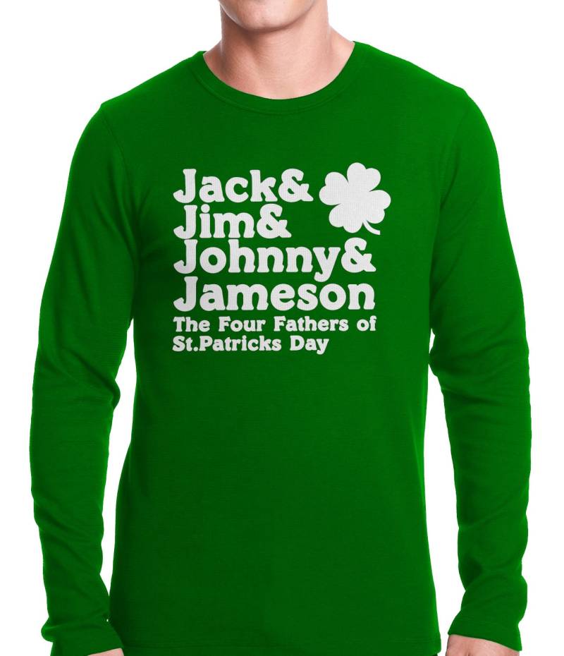 Die Vier Kirchenväter St. Patricks Tag Lustige Herren Thermo Shirt - #1009 Die Vier Kirchenväter St. Patricks Tag Lustige Herren Thermo Shirt - #1009 von CreativeShirtsNY