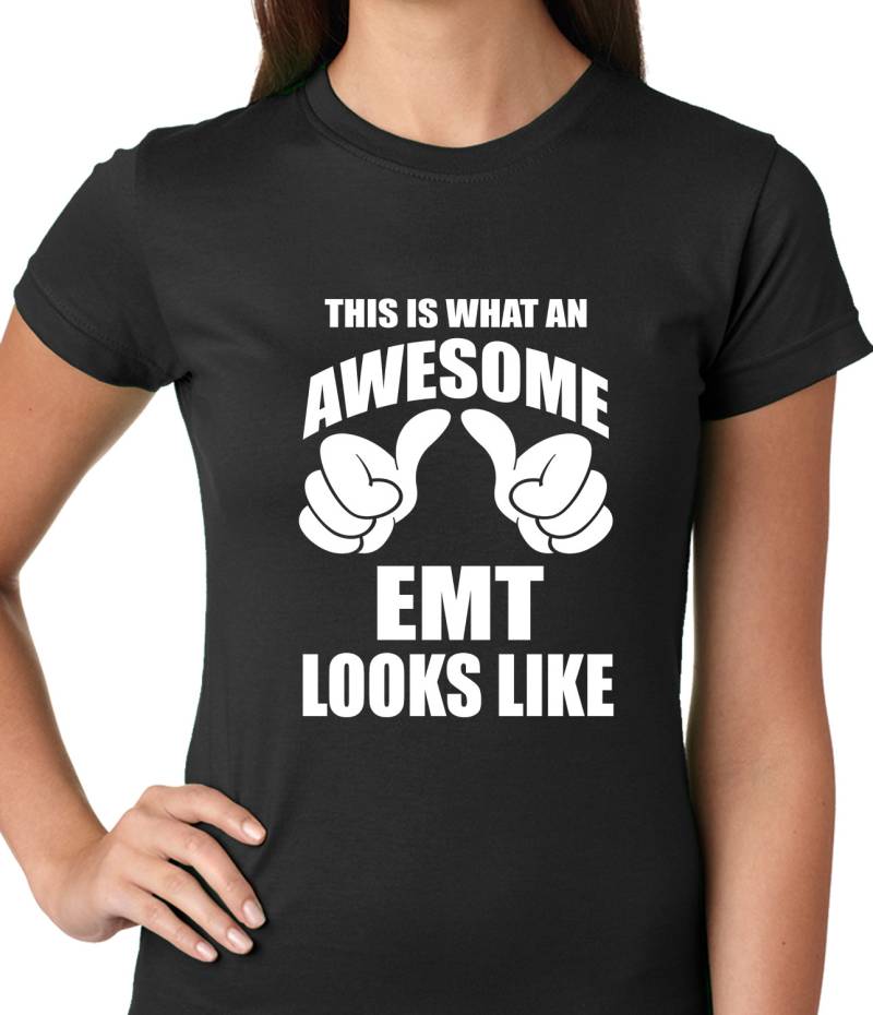 Dies Sieht Wie Eine Ehrfürchtige Emt Damen-T - Shirt #2067 von CreativeShirtsNY