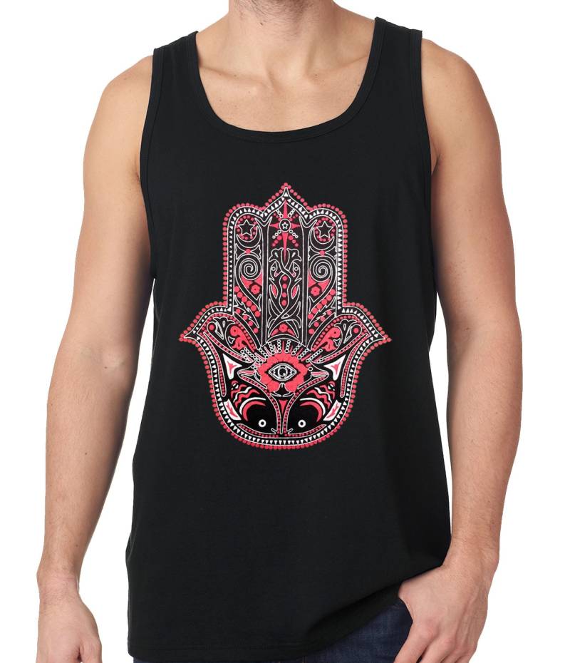 Hamsa - Hand Des Schutzes Lustige Herren Tank Top #b339 von CreativeShirtsNY