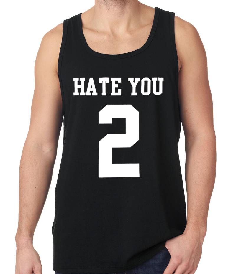 Hasse Dich 2 Lustige Herren Tank Top #b563 von CreativeShirtsNY