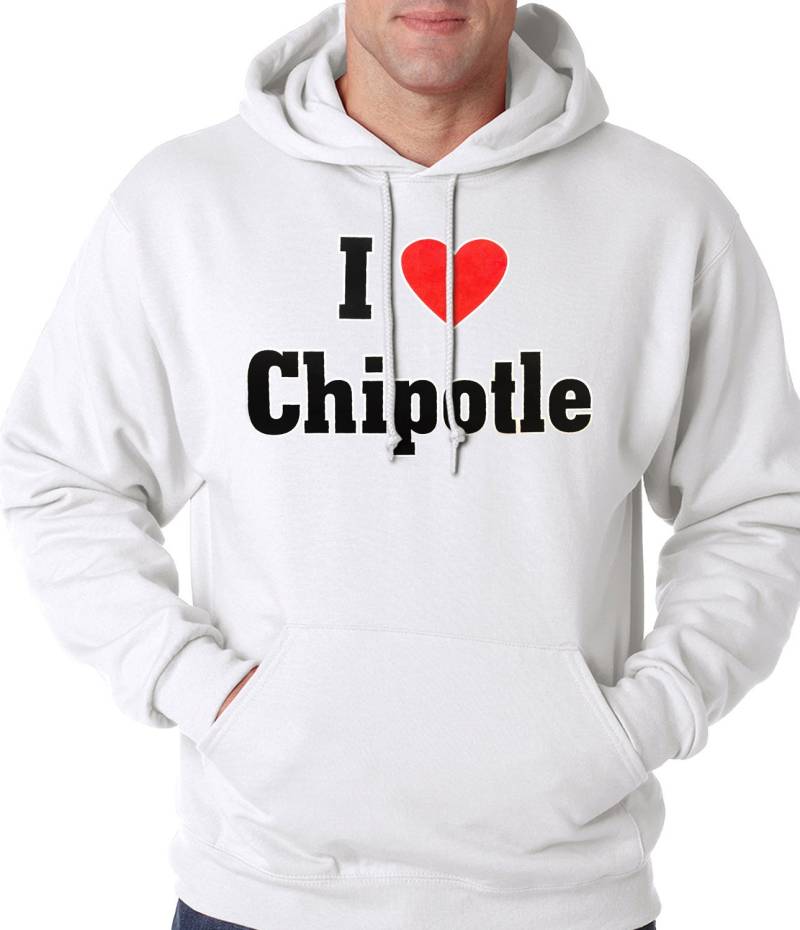 Ich Liebe Chipotle Erwachsenen Hoodie von CreativeShirtsNY