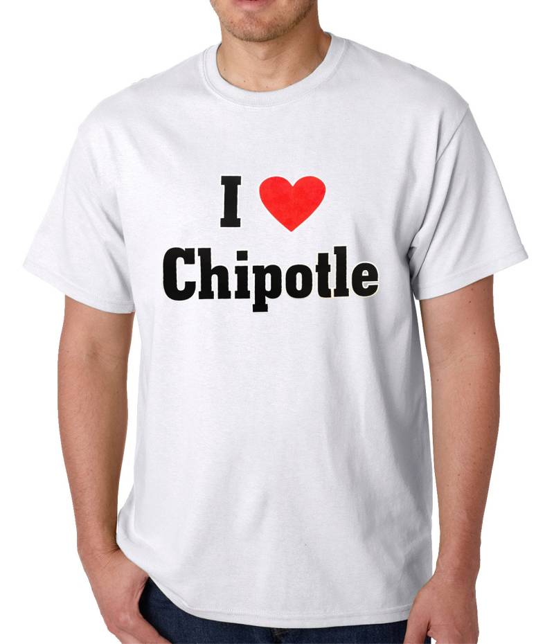 Ich Liebe Chipotle Herren T-Shirt - #1287 von CreativeShirtsNY