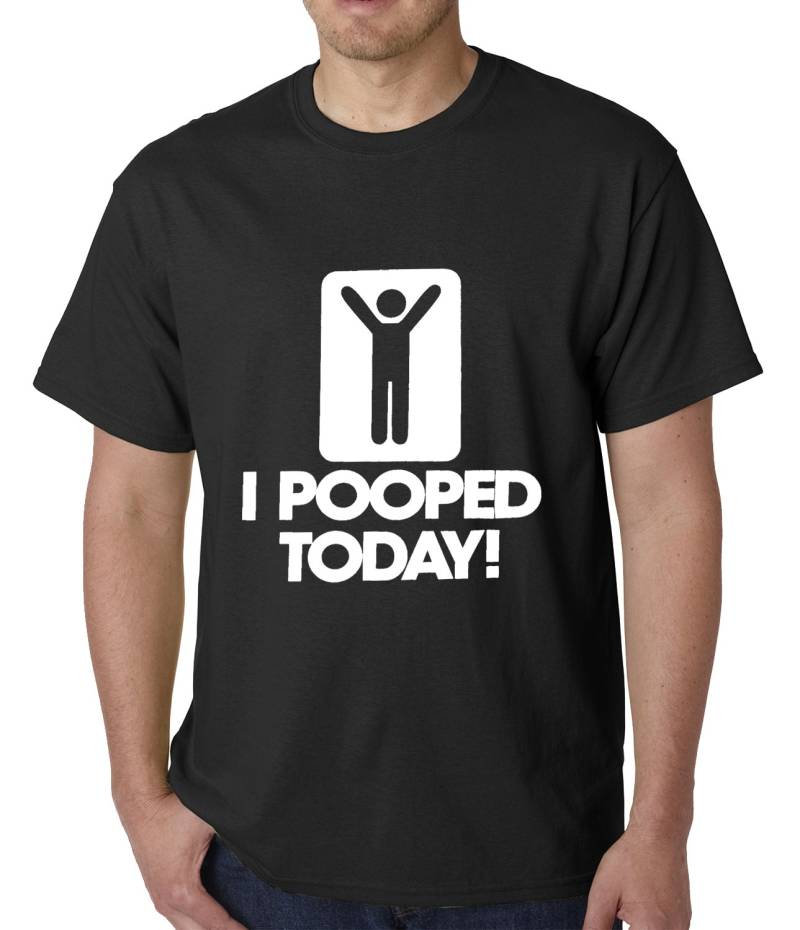 Ich Pooped Heute Mens T-Shirt - #b340 von CreativeShirtsNY