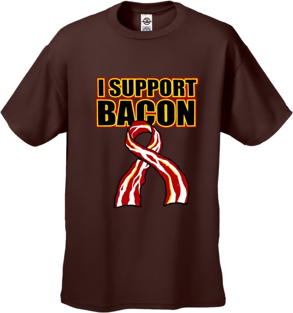 Ich Unterstütze Speck Herren T-Shirt-#132 von CreativeShirtsNY