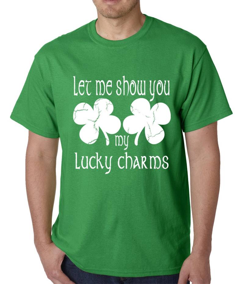 Lassen Sie Mich Ihnen Meine Glücklichen Charme St. Patrick Tag Mens T-Shirt #b584 von CreativeShirtsNY