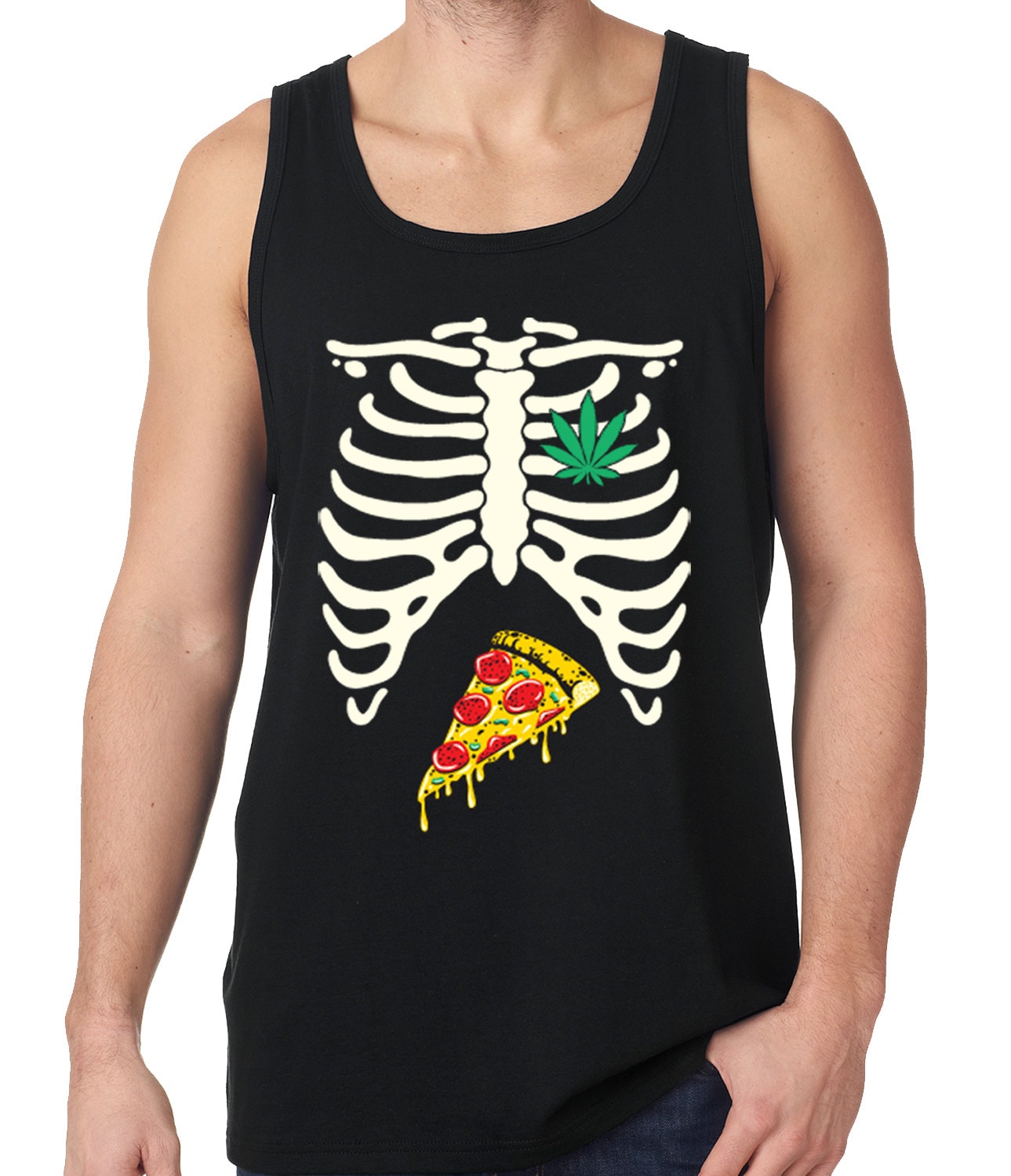 Rib Cage Munchies Lustige Herren Tanktop #b313 Rib Cage Munchies Lustige Herren Tanktop #b313 von CreativeShirtsNY