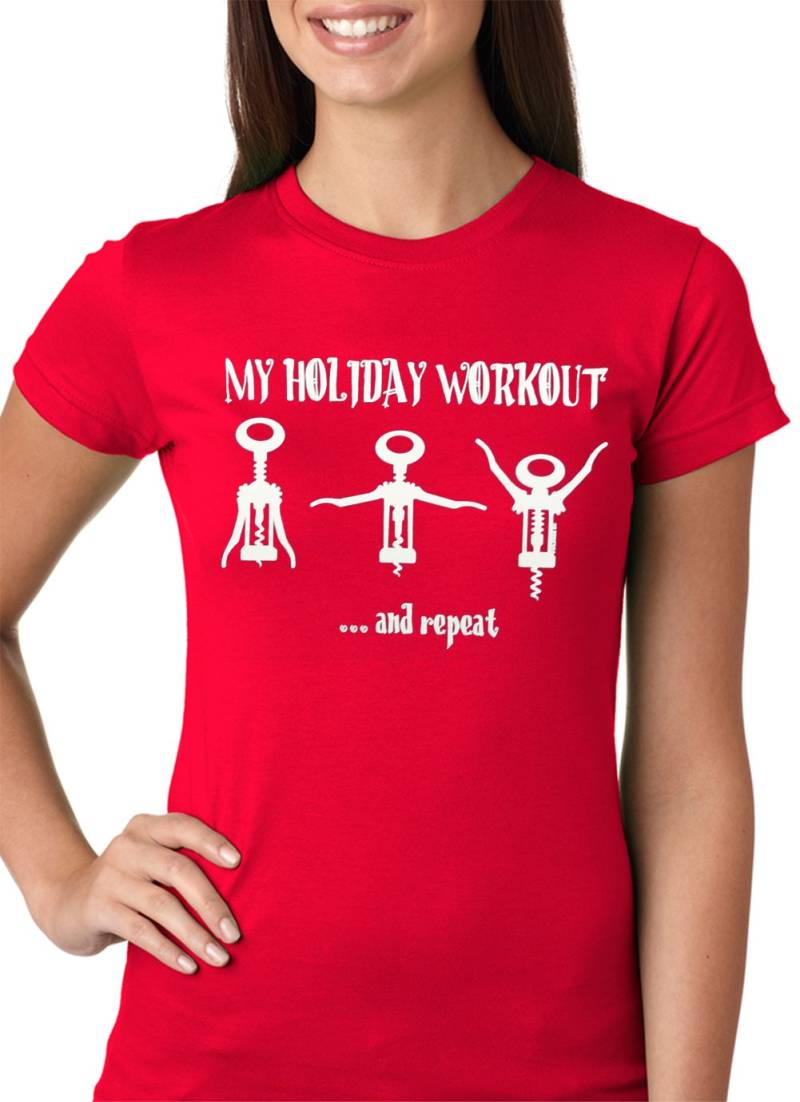 Urlaub Workout Lustige Girls T-Shirt #1700 von CreativeShirtsNY