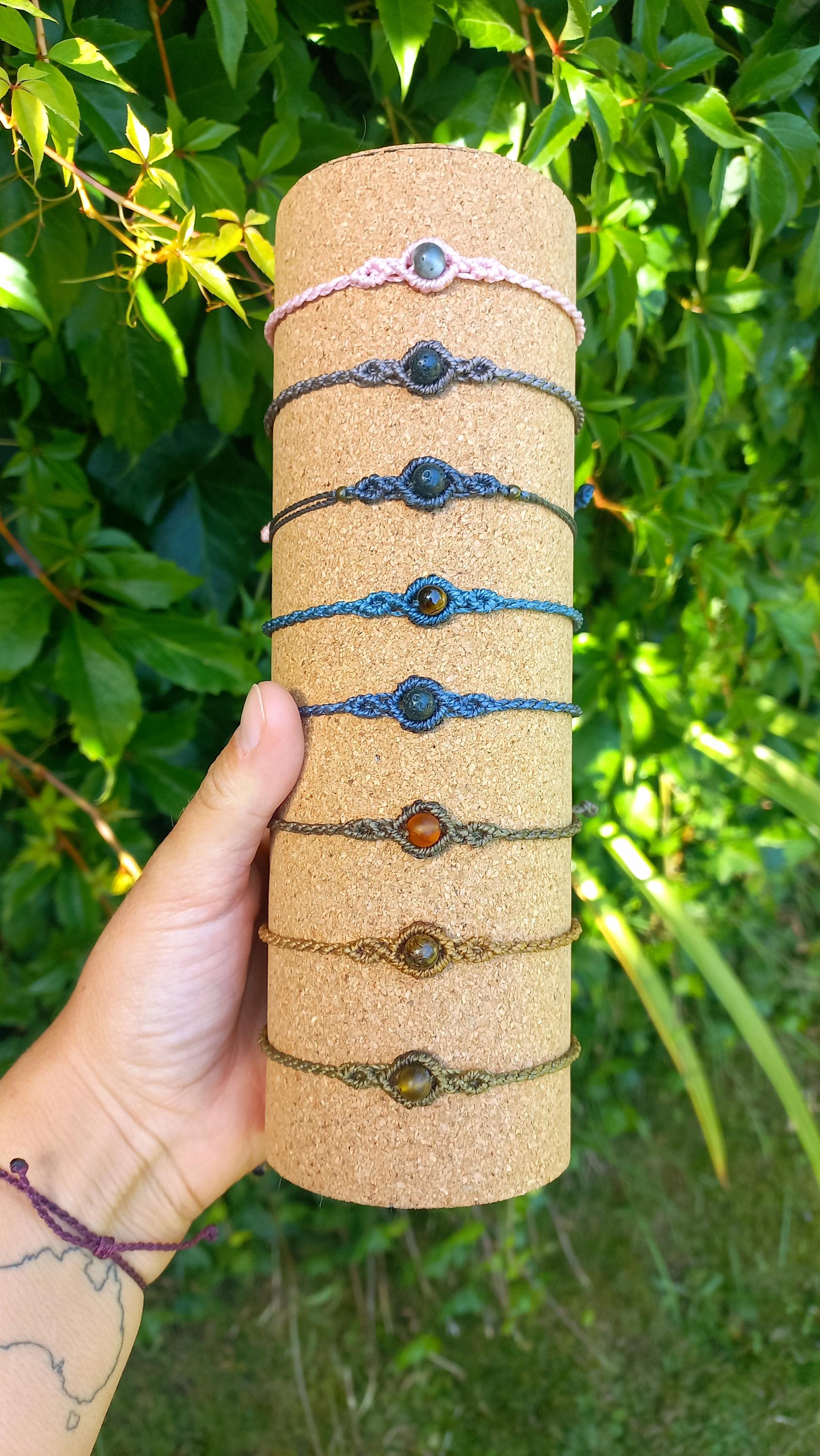 Makramee Fußband Fußkettchen Anklet Verschiedene Farben Linhasita Makramee Fußband Fußkettchen Anklet Verschiedene Farben Linhasita von CreativeWandaland