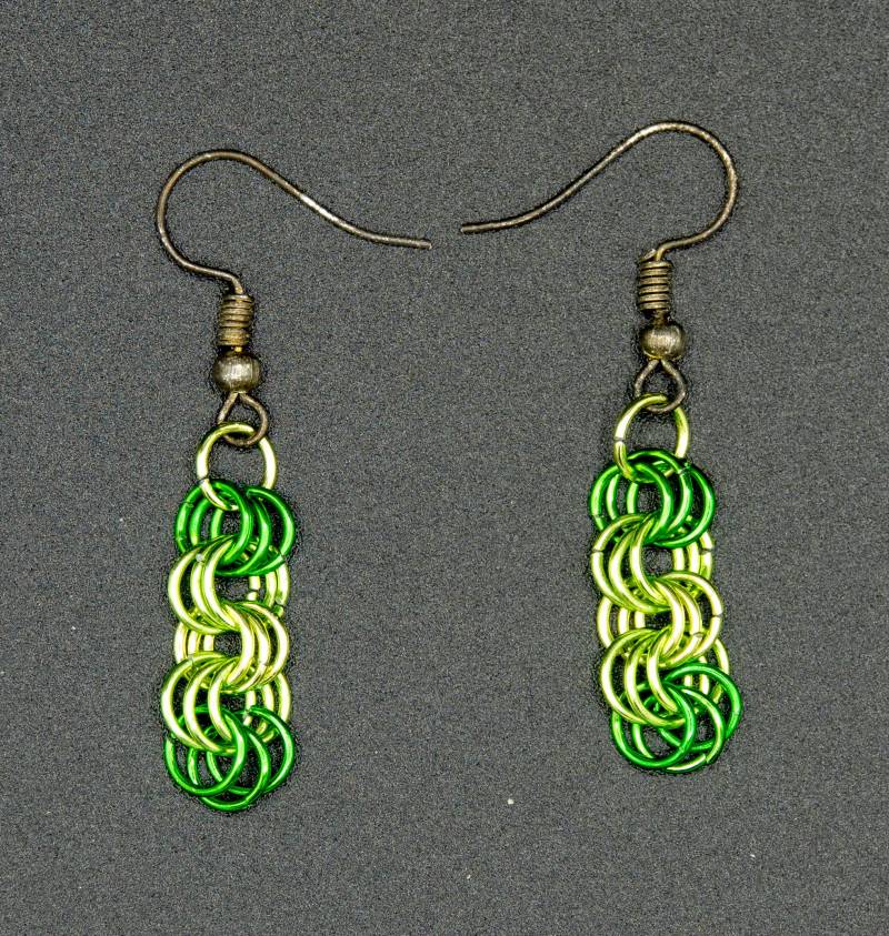 Chain-Maille-Ohrringe Aus Aluminiumdraht von CreativebeadcraftDE