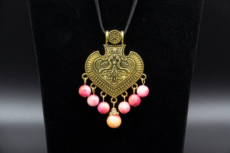 Halskette Im Tibet-stil Mit Metall - Und Glasperlen von CreativebeadcraftDE