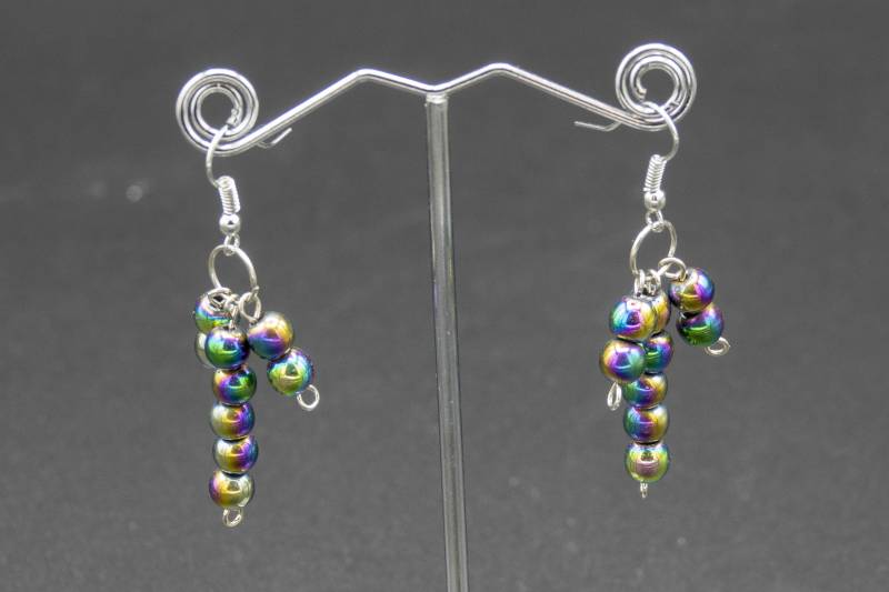 Ohrringe Mit Hämatit-Perlen von CreativebeadcraftDE