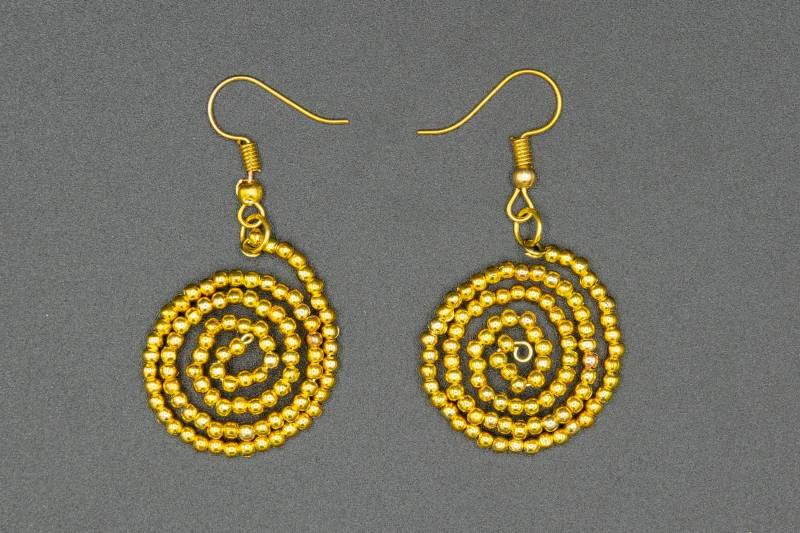 Ohrringe Mit Metallperlen von CreativebeadcraftDE