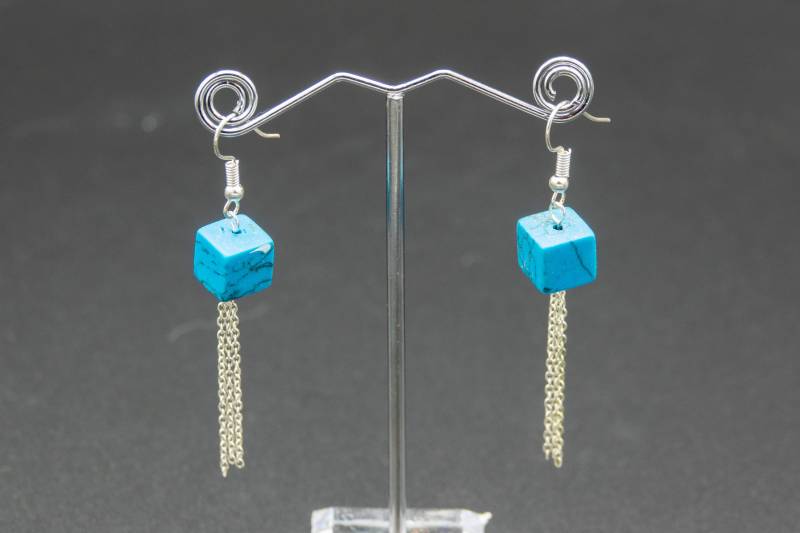 Ohrringe Mit Türkisperlen von CreativebeadcraftDE