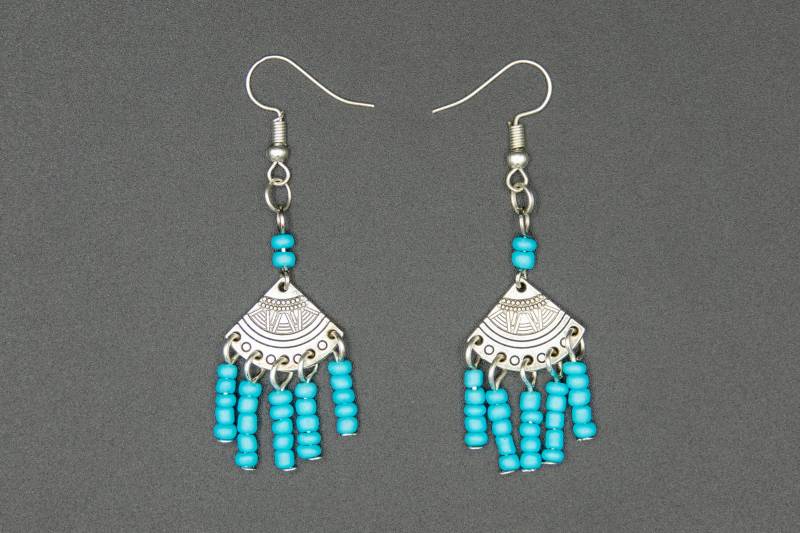 Ohrringe Mit Türkisperlen von CreativebeadcraftDE