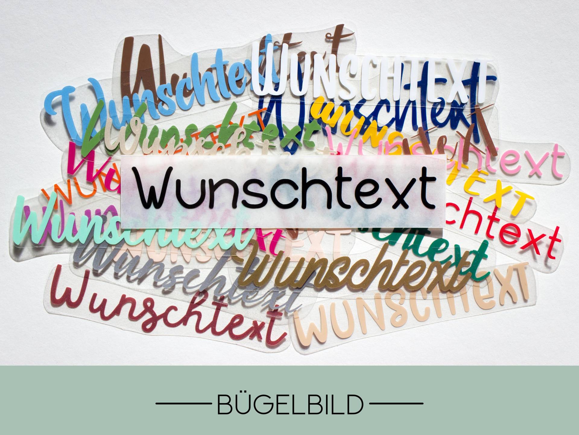 Individuelles Bügelbild - Schriftzug | 4 20cm Breite 27 Farben Matt, Metallic & Neon Verschiedene Formen Wunschtext Für Jeden Anlass von CreativewithKat