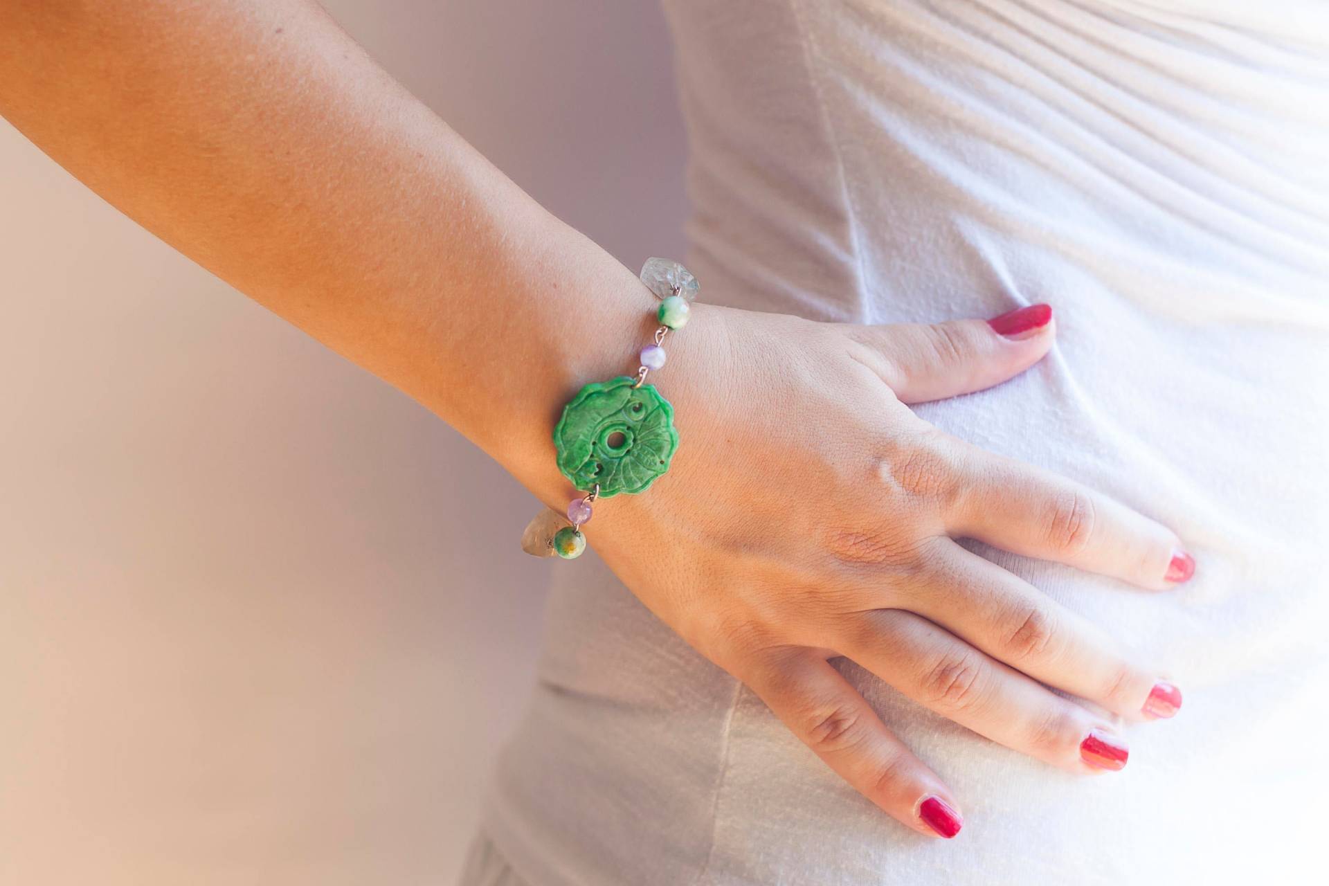 Jade Armband Jade Armband von CreazioniMalia