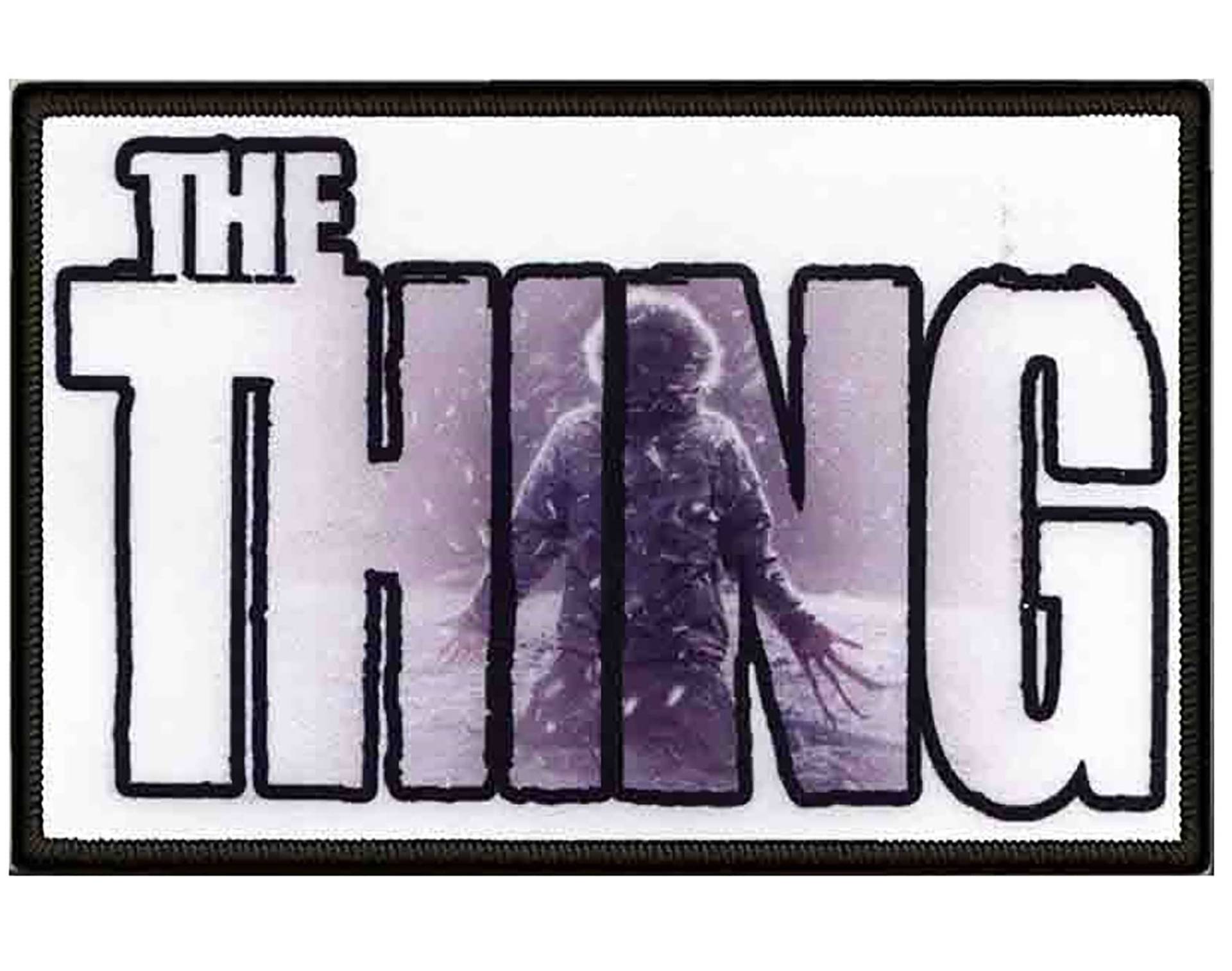 The Thing Movie Logo Aufnäher John Carpenter's 1982 Outpost #31 | 12 cm X 8 cm von CreepsvillePatches